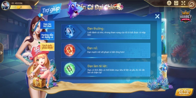 Bắn Cá H5 - Săn Lùng Đại Dương Hốt Tiền Thưởng Lớn 4 Bắn Cá H5 phong phú kho vũ khí đạn dược, súng